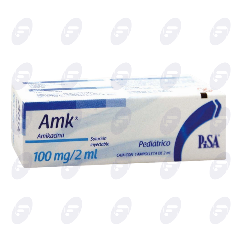 A-M-K PEDIATRICO 100 MG.CAJA C/AMP.2 ML.