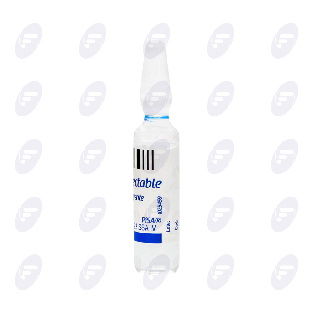 AGUA INY PISA AMP VIDRIO 5 ML