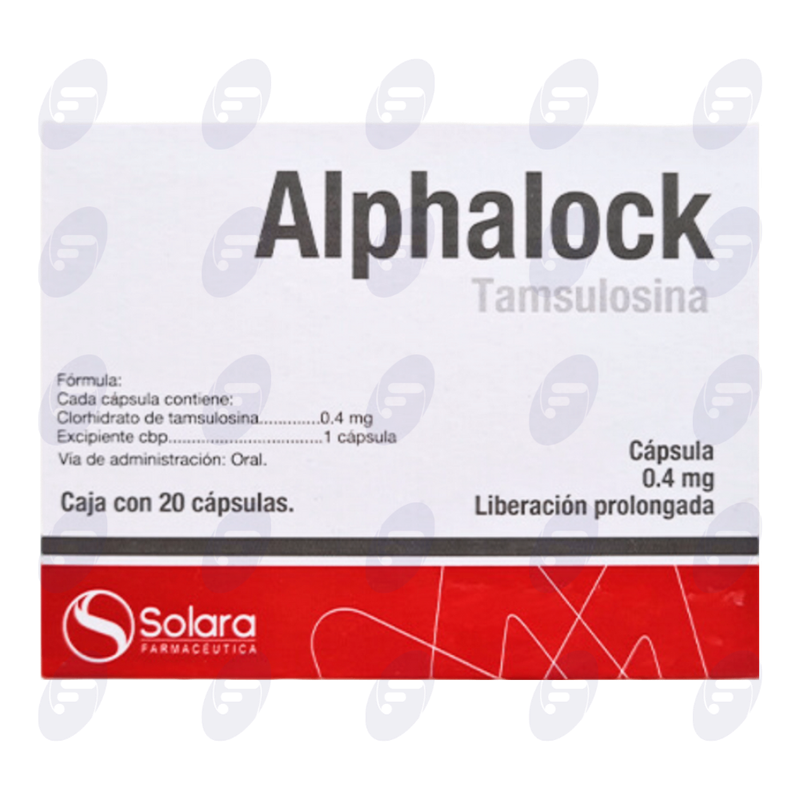 ALPHALOCK 0.4MG CAJA C/20 CAPS L.P.