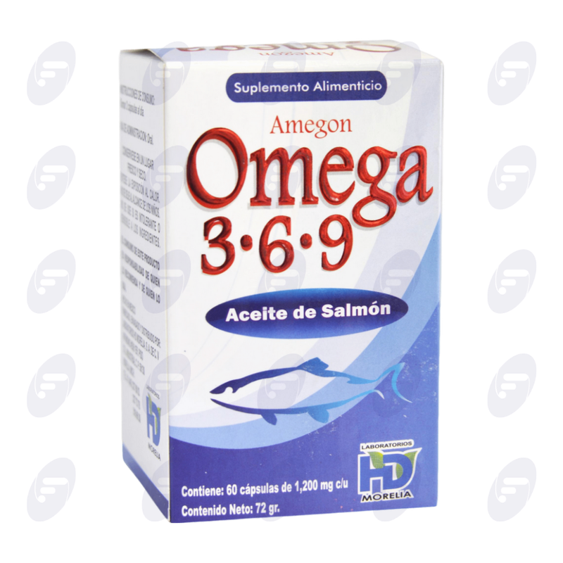 AMEGON OMEGA  3, 6 Y 9 FCO.C/60 CAPS.
