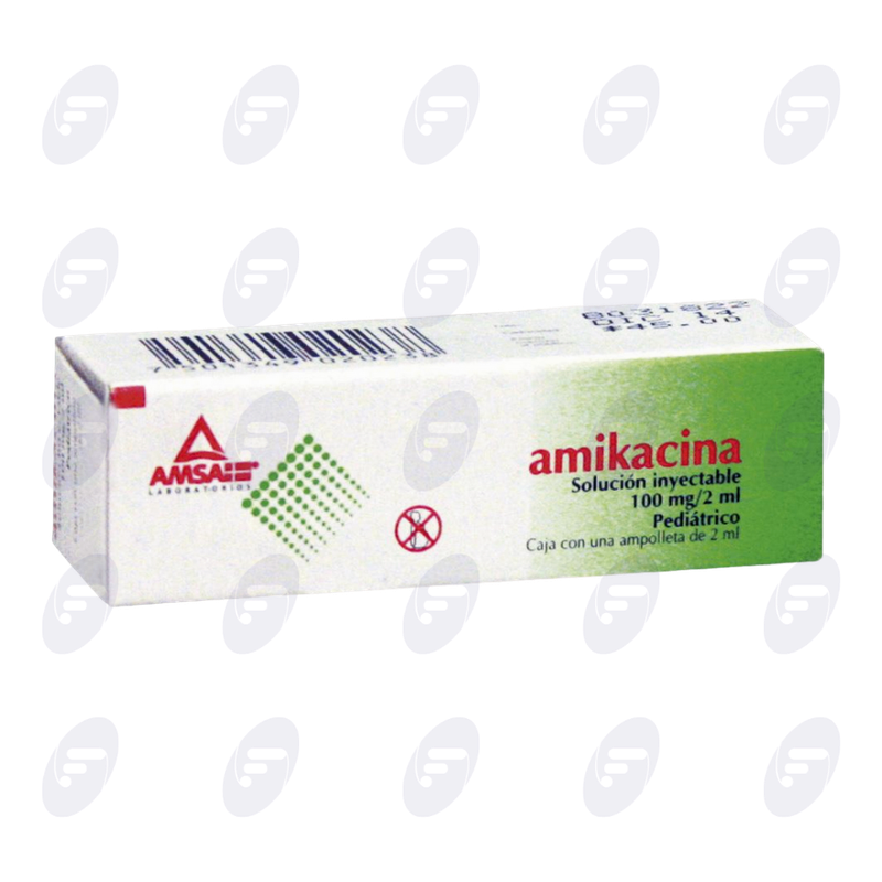 AMIKACINA AMSA 100 MG.C/1 .PED.SOL.INY.