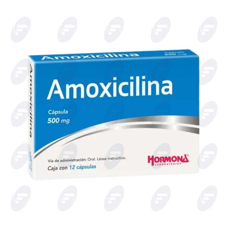 AMOXICILINA 500 MG CAJA C/12 CAPS