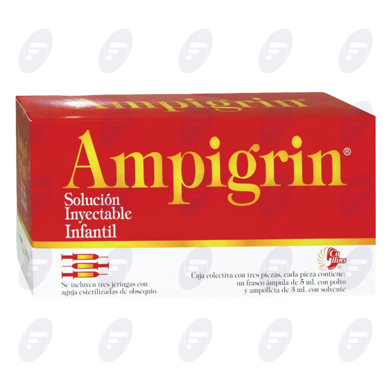 AMPIGRIN INF.  C/JER.250 MG.C/3 FCO.AMP.