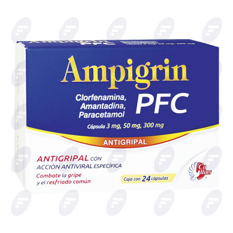 AMPIGRIN PFC 24 CAPSULAS