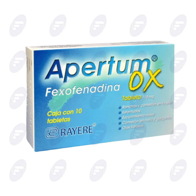 APERTUM OX 120 MG. CAJA C/10 TABS.