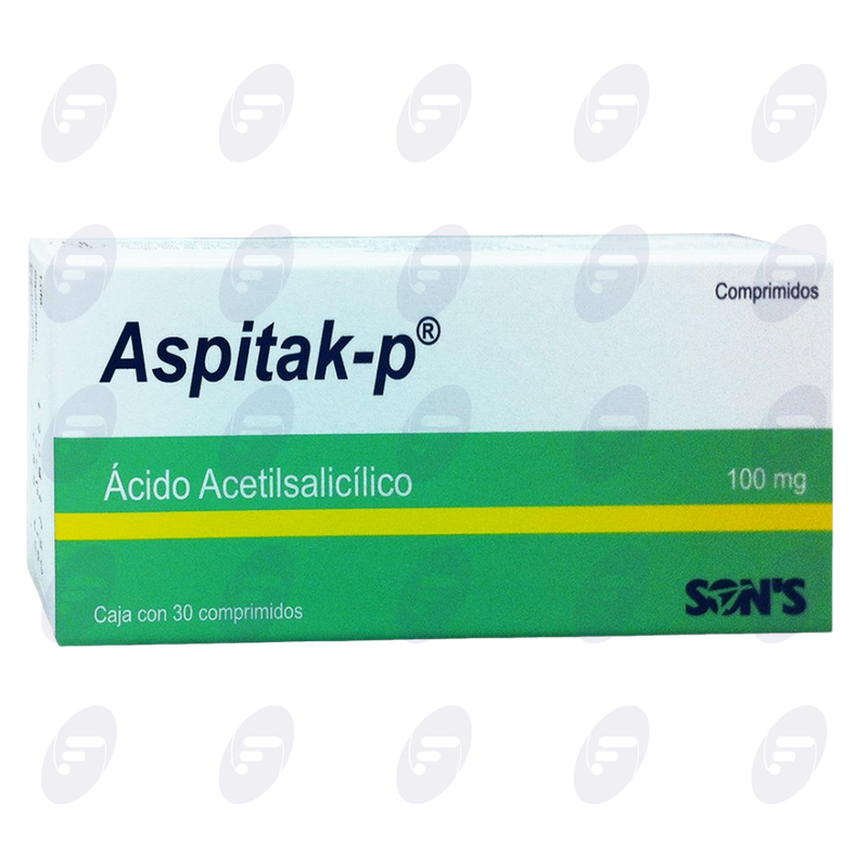 ASPITAK-P    100 MG.CAJA C/30 COMP.