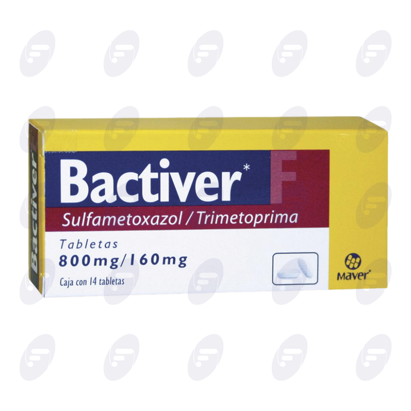 BACTIVER F    160/800 MG.CAJA C/14 TABS.