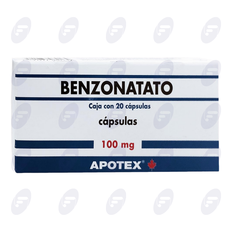 BENZONATATO  100 MG CAJA C/20 CAPS
