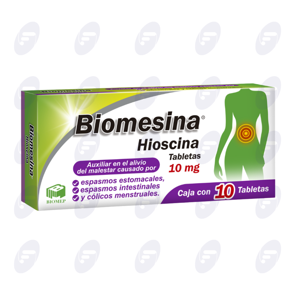 BIOMESINA          10 MG.CAJA C/10 GRAG.