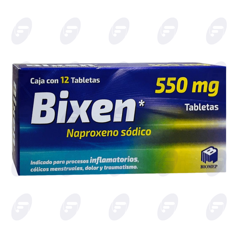BIXEN             550 MG.CAJA C/12 TABS.