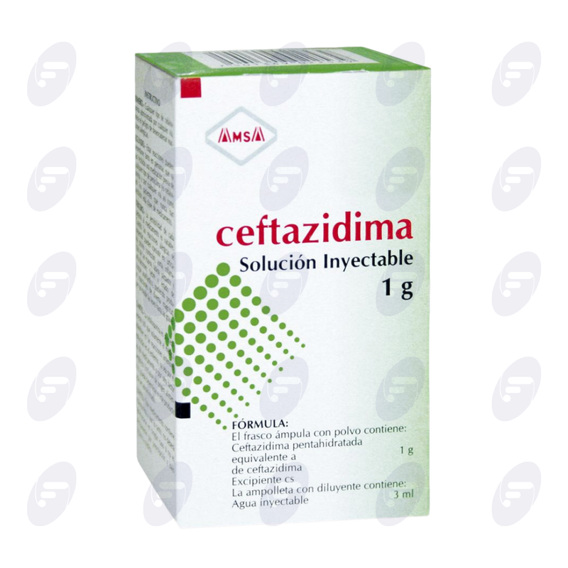CEFTAZIDIMA  AMSA AMP.1 G IM/IV AMP.