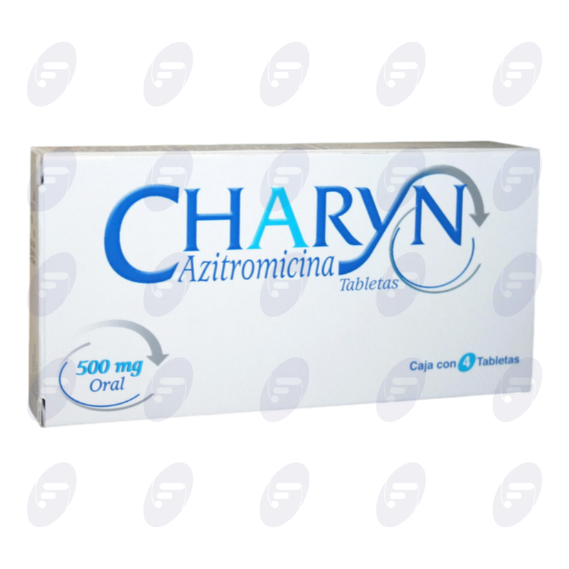 CHARYN   500 MG. CAJA C/4 TABS.