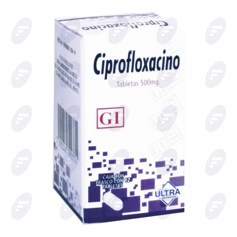 CIPROFLOXACINO  ULTRA   500 MG.C/12 TABS