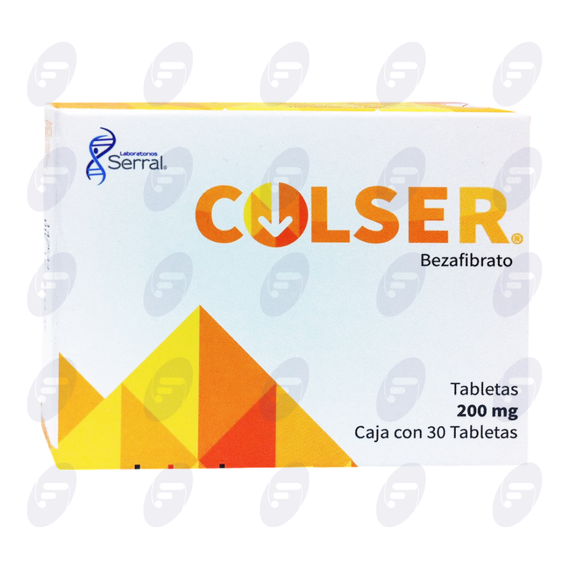 COLSER  (BEZAFIBRATO)  200 MG. C/30 TABS