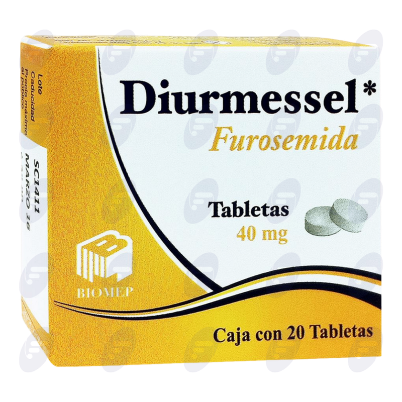 DIURMESSEL         40 MG.CAJA C/20 TABS.