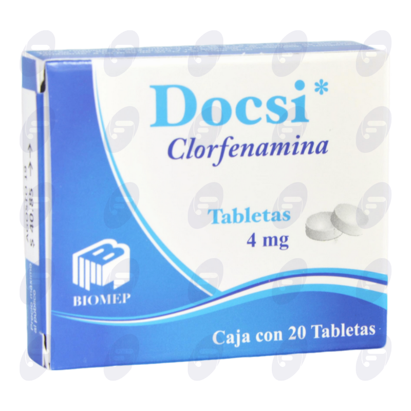 DOCSI     4 MG.CAJA C/20 TABS.
