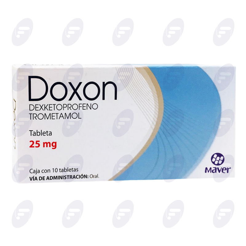 DOXON    25 MG CAJA C/10 TABS