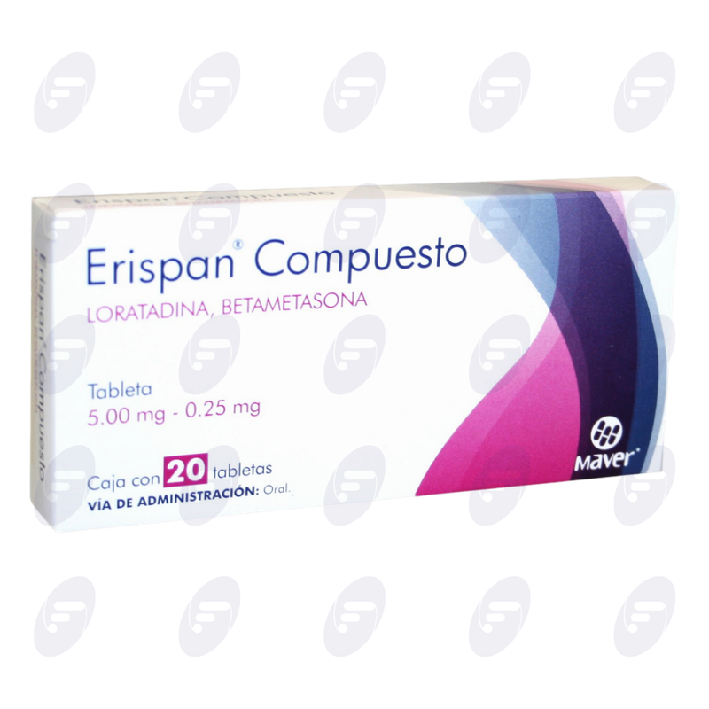 ERISPAN COMP       CAJA C/20 TABS.