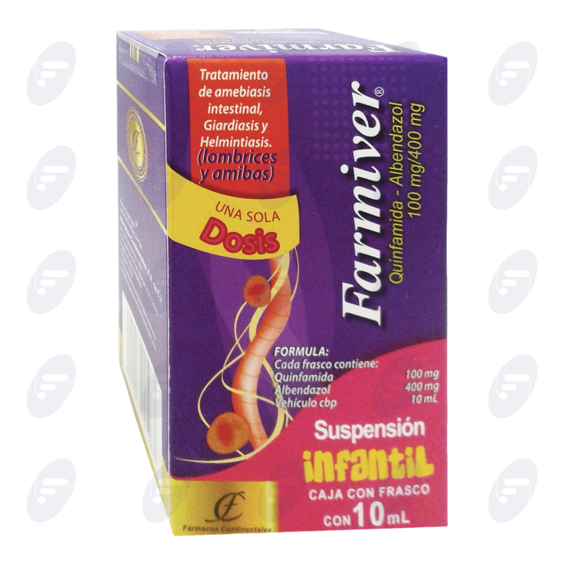 FARMIVER INF 100/400 MG.FCO. 10 ML.SUSP.