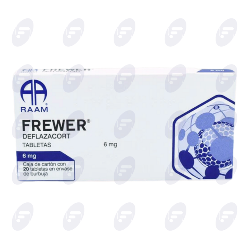 FREWER  6 MG CAJA C/20 TABS