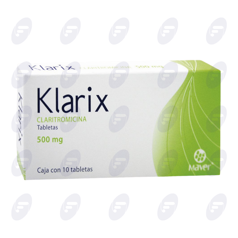 KLARIX            500 MG.CAJA C/10 TABS.