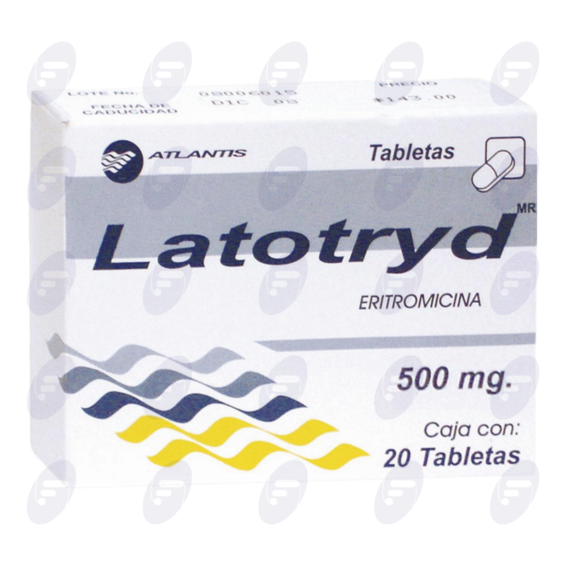 LATOTRYD          500 MG.CAJA C/20 TABS