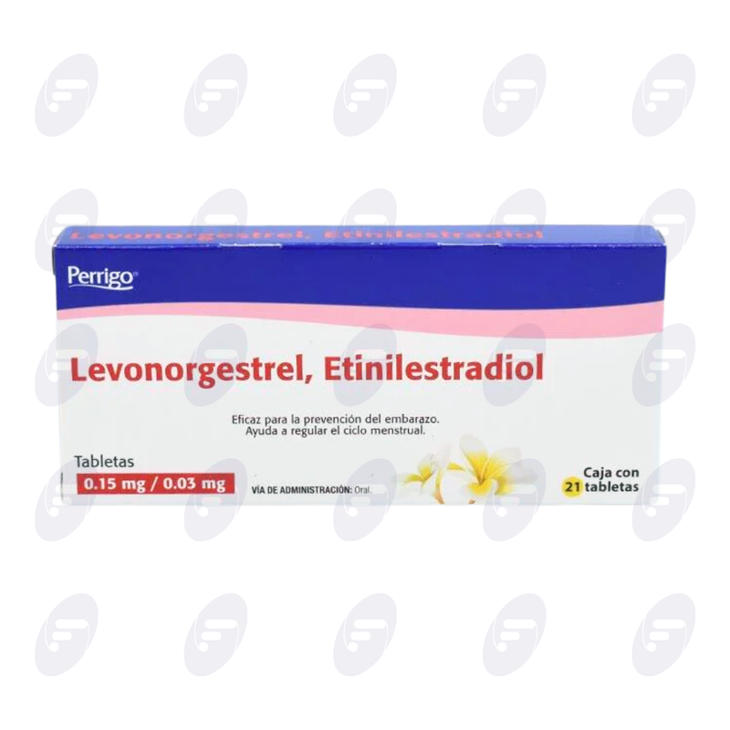 LEVONORGESTREL, ETINILEST. CAJA C/21 TAB