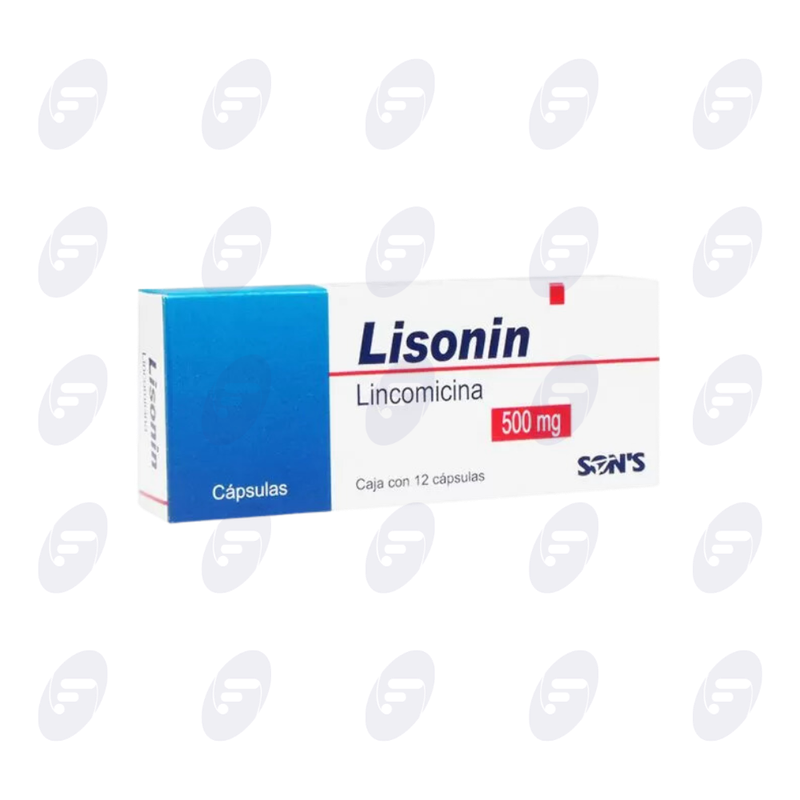 LISONIN 500 MG.CAJA C/12 CAPSULAS
