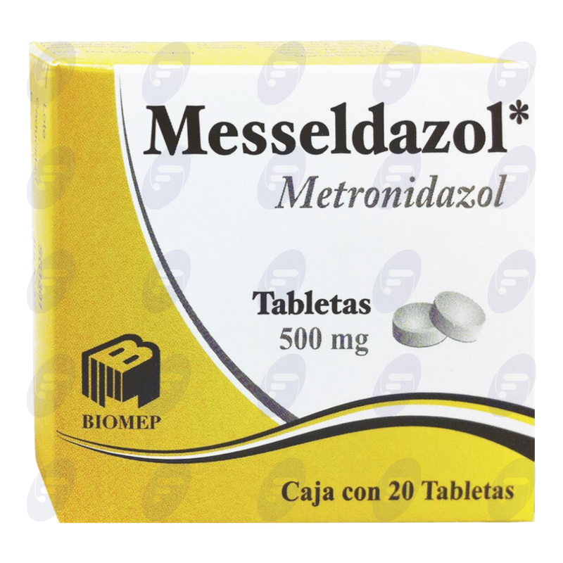 MESSELDAZOL       500 MG.CAJA C/20 TABS.