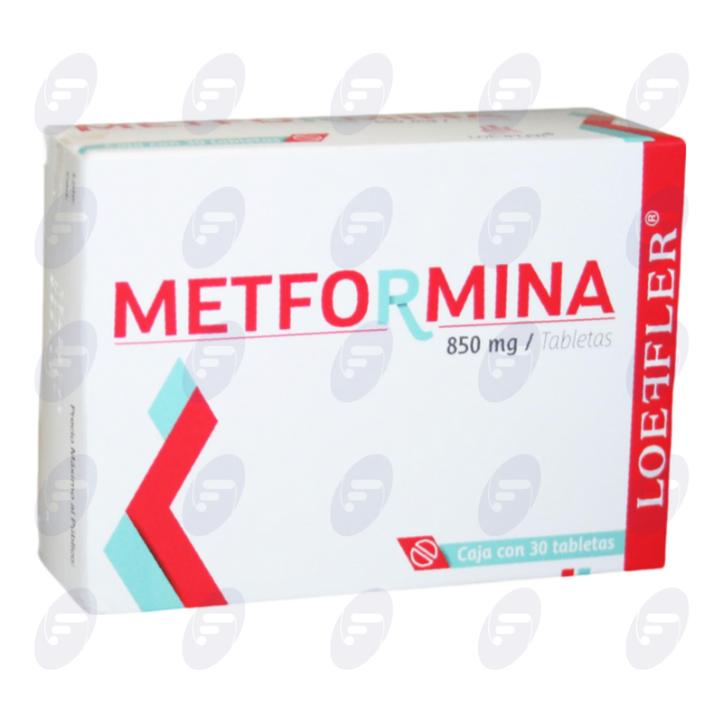 METFORMINA 850MG SILANES CAJA C/30 TABS