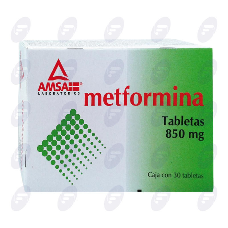METFORMINA AMSA 850 MG. C/30 TABS.