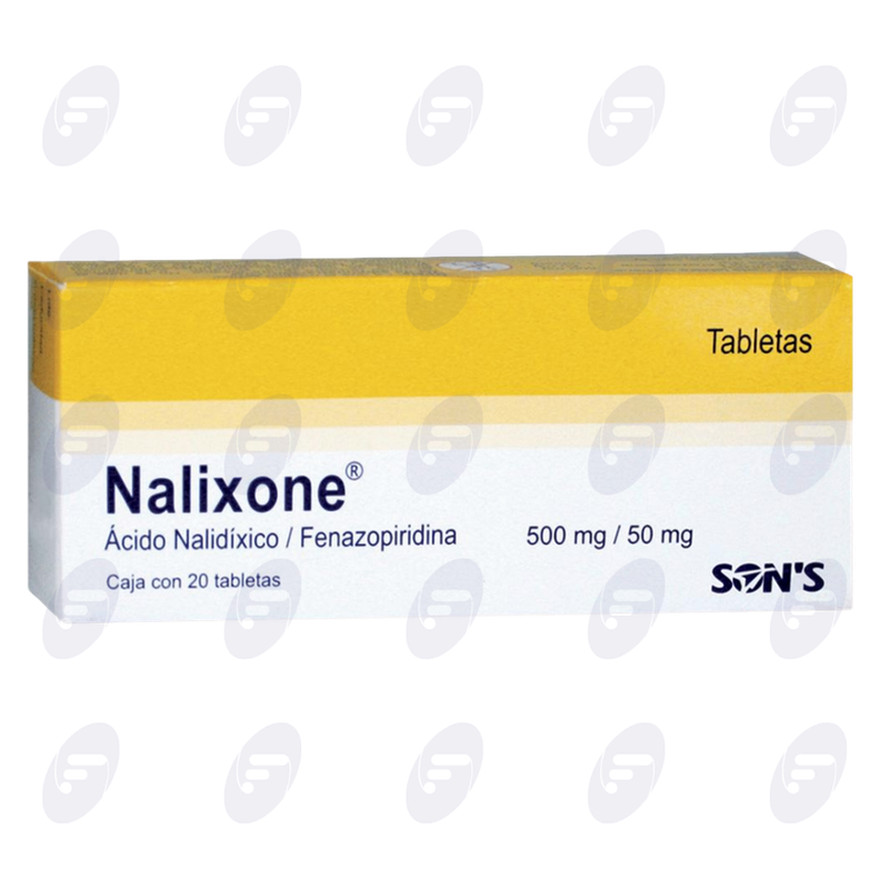 NALIXONE       500/50 MG.CAJA C/20 TABS.