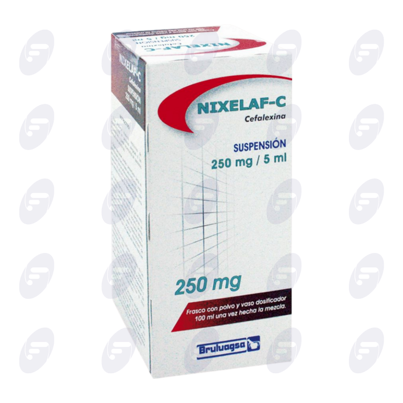 NIXELAF-C/CEFALEXINA 250 MG.C/100 ML.SUS