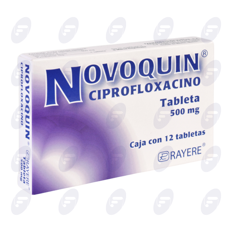 NOVOQUIN 500 MG CAJA C/12 TABS