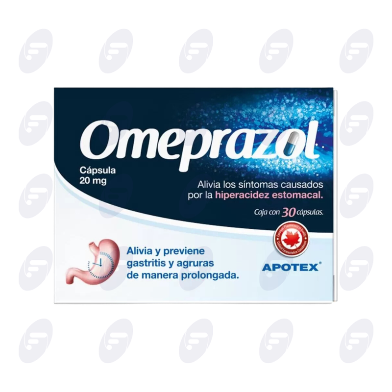 OMEPRAZOL APOTEX 20MG CAJA C/30CAPS