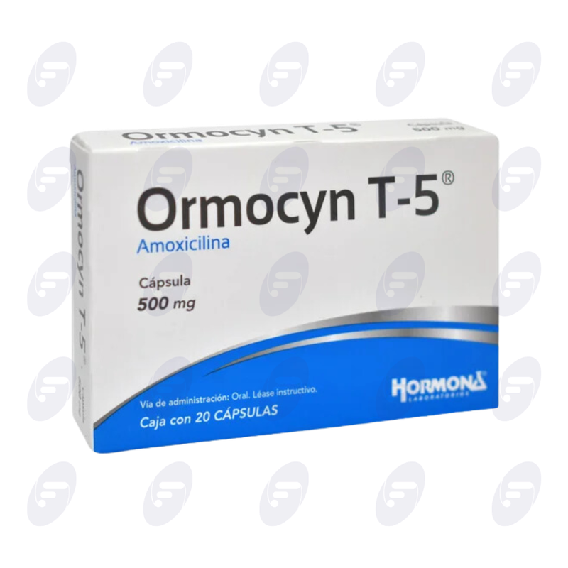 ORMOCYN T-5       500 MG.CAJA C/20 CAPS.