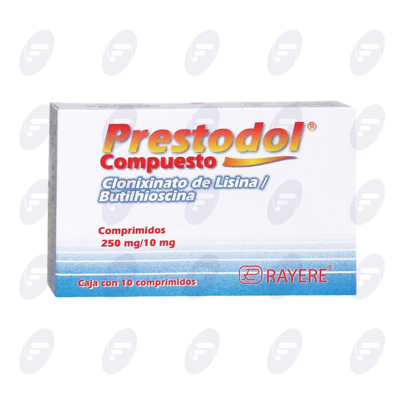 PRESTODOL COMPUESTO 250/10 MG.C/10 TABS.