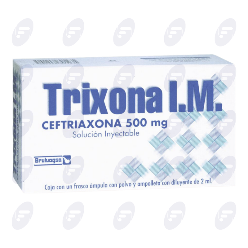 TRIXONA I.M.C/LIDOC 500MG.CAJA C/FCO.AMP