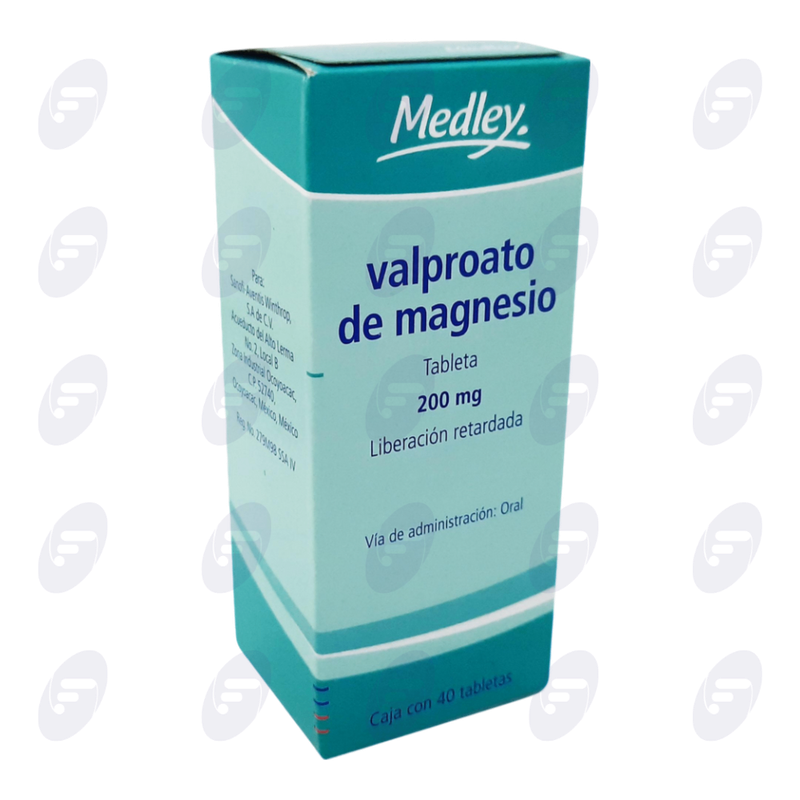 VALPROATO DE MAG.  200 MG.C/40 TAB.