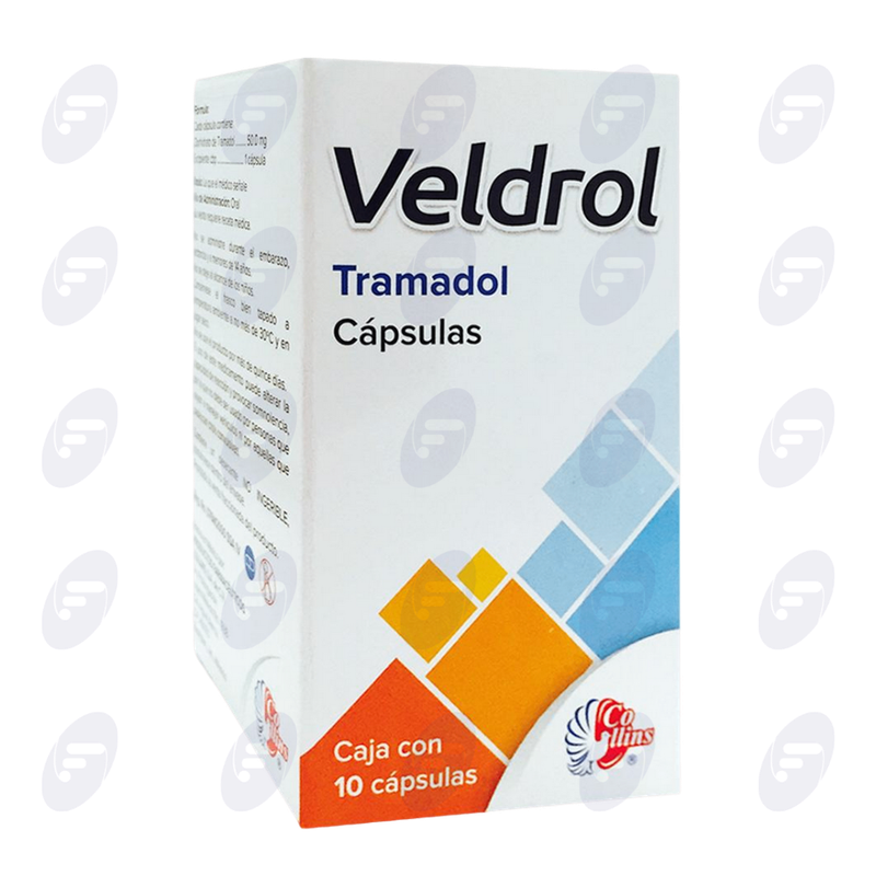 VELDROL   50 MG CAJA C/FCO 10 CAPS.