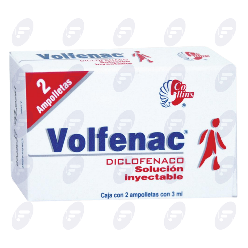 VOLFENAC        75 MG.CAJA C/2 AMP.3 ML.