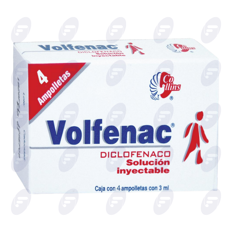 VOLFENAC        75 MG.CAJA C/4 AMP.3 ML.