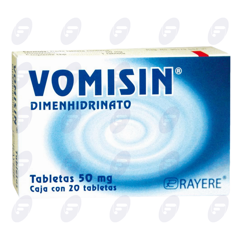 VOMISIN            50 MG.CAJA C/20 TABS.