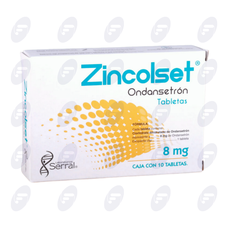 ZINCOLSET 8 MG CAJA C/10 TABS