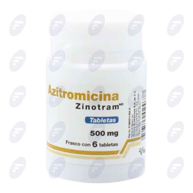 ZINOTRAM 500 MG  FRASCO C/6TABS