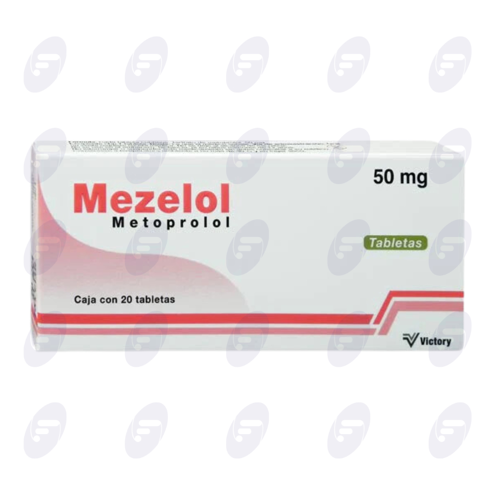 MEZELOL 50MG CAJA C/20TABLETAS