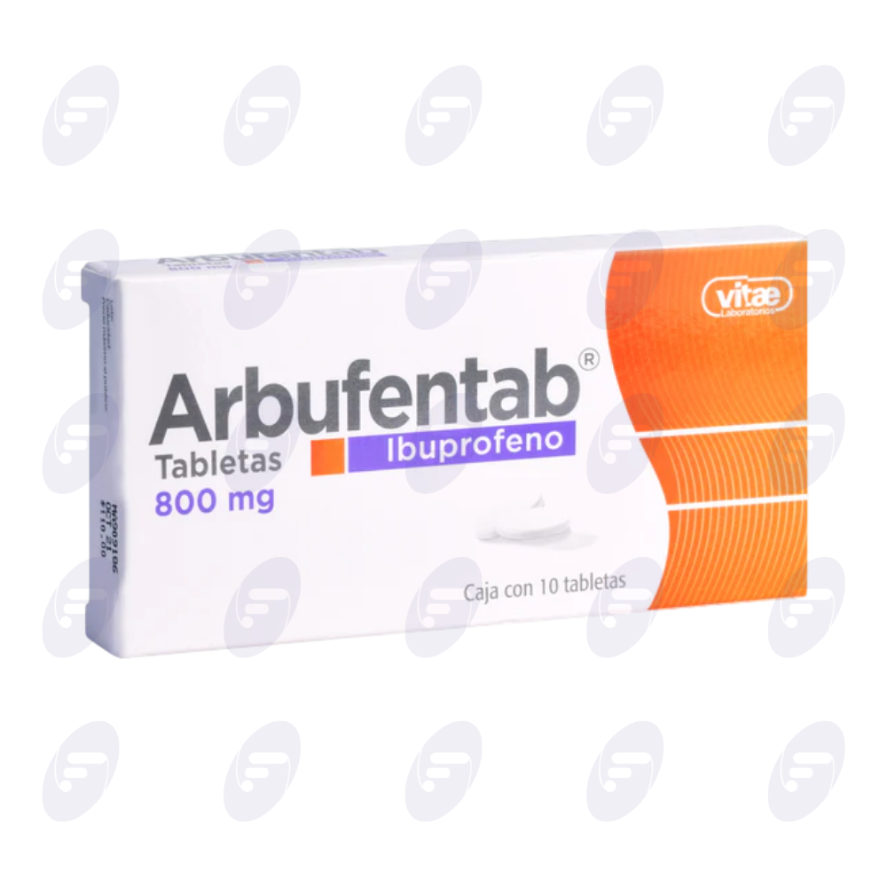 ARBUFENTAB 800 MG CAJA C/10 TABLETAS