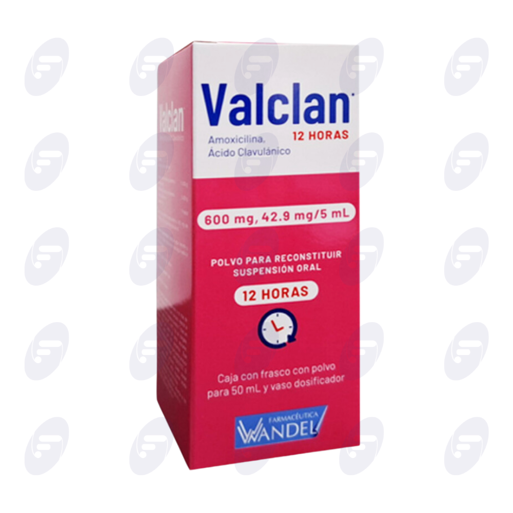 VALCLAN  600 MG-42.9 MG/5 ML CAJA C/FCO C/50ML