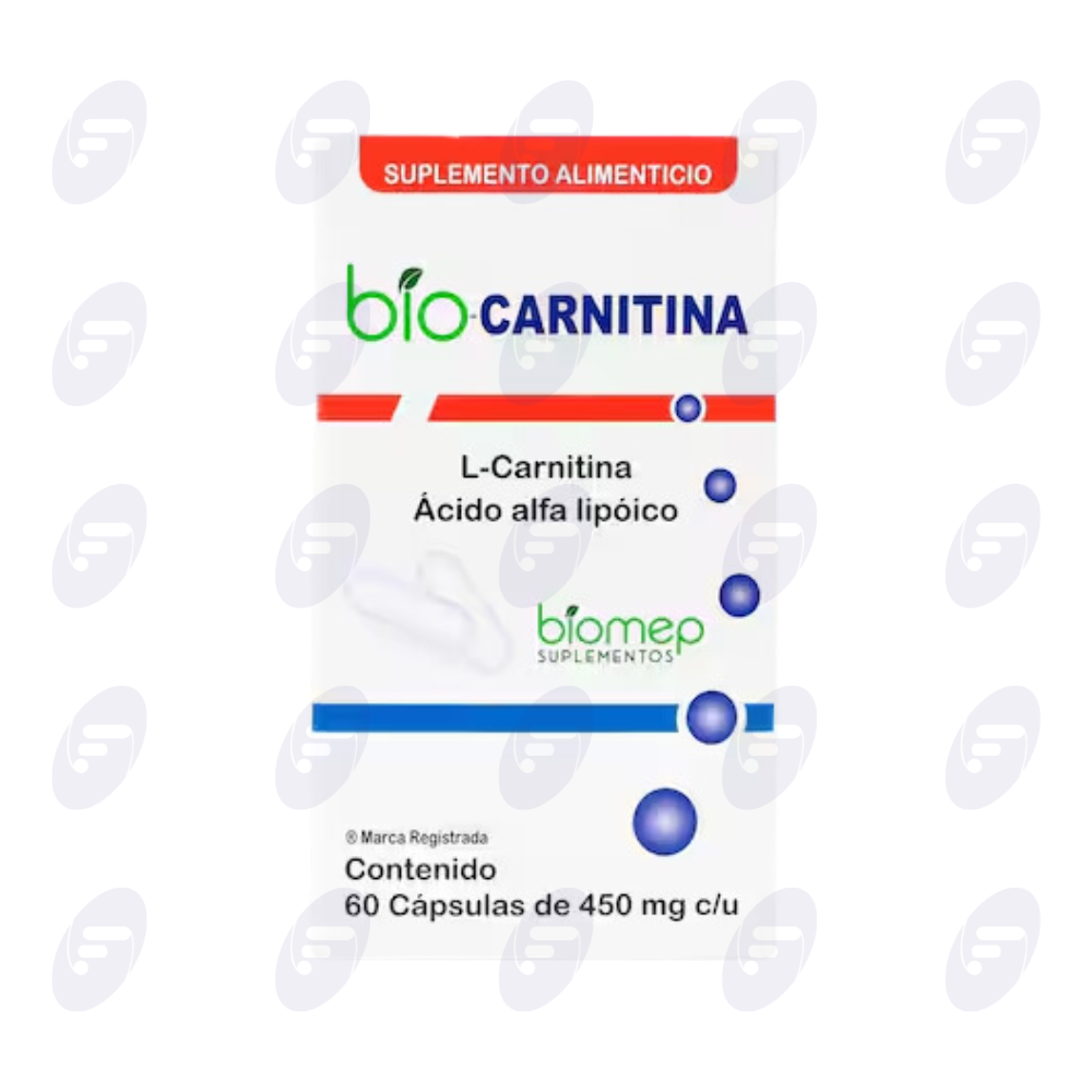 BIO-CARNITINA 450MG FCO C/60 CAPS
