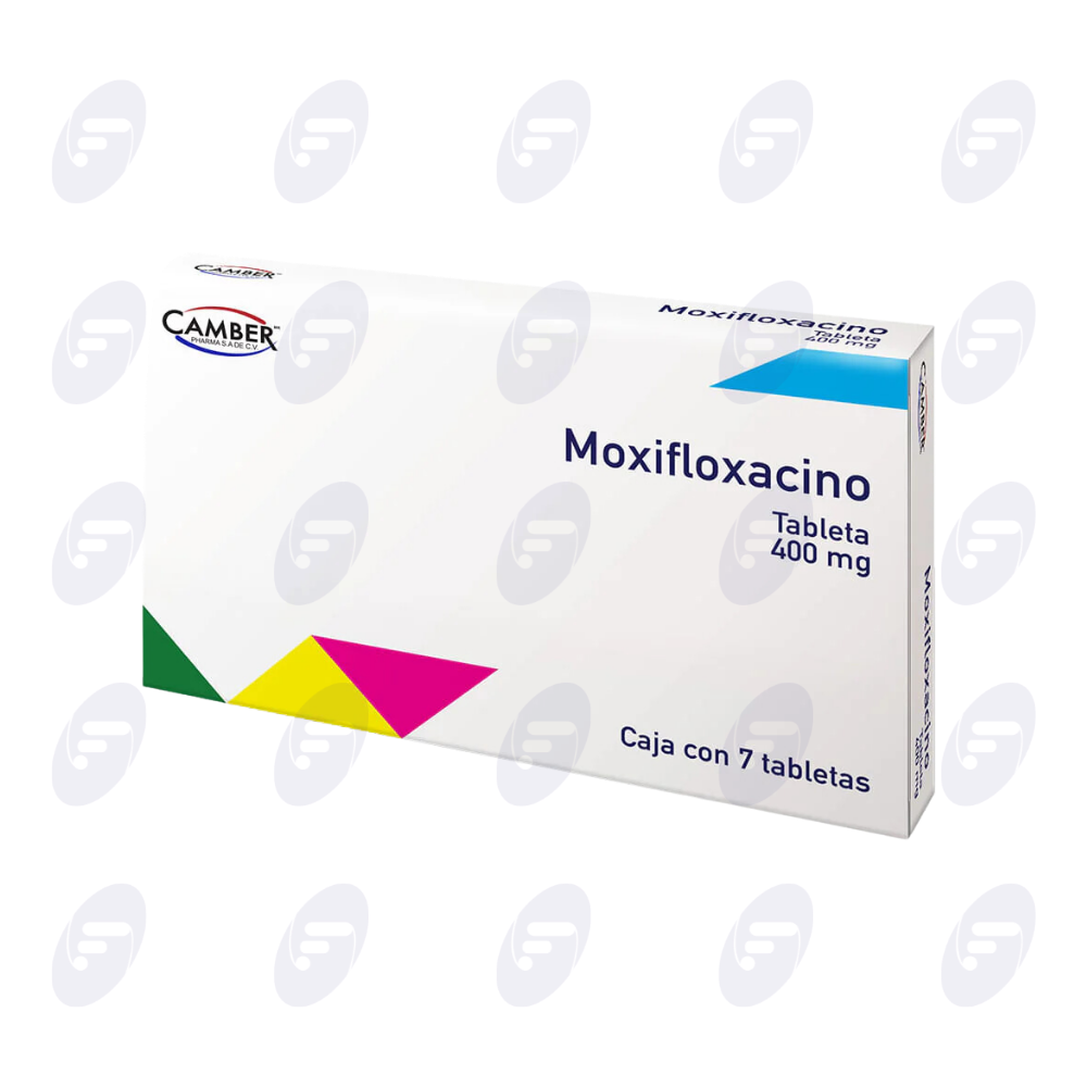MOXIFLOXACINO CAMBER 400 MG CAJA C/7 TABLETAS